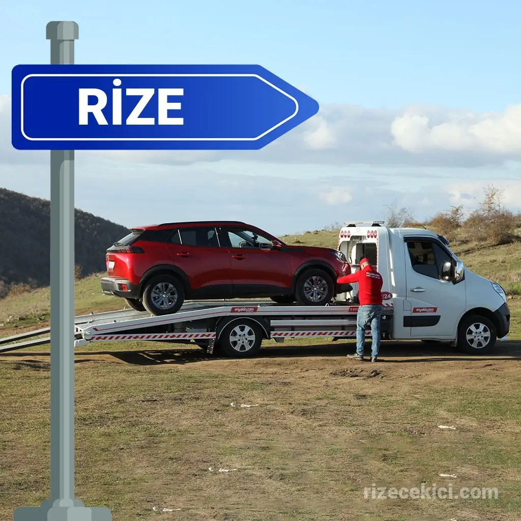 Rize Oto Çekici – Karadeniz Sahilinde Hızlı Müdahale